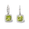 <sup>de</sup>Boulle Collection Huggie Drop Earrings with Peridot