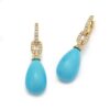 <sup>de</sup>Boulle Collection Turquoise Diamond Drop Earrings