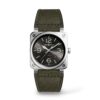 Bell & Ross Grey Lum Stainless Steel Automatic BR 03-92