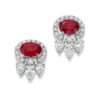 de Boulle Collection Ruby and Diamond Earrings