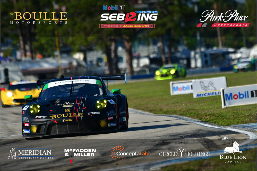 BOULLE & PARK PLACE MOTORSPORTS OVERCOME MECHANICAL ISSUES TO FINISH 6TH PLACE IN SEBRING 12 HOURS Motorsports, Blog, News & Events
