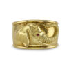 <sup>de</sup>Boulle Estate Collection Repousse Elephant Cuff By David Webb