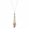 <sup>de</sup>Boulle High Jewelry Collection Flamé Tassel Necklace